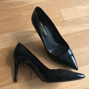 Saint Laurent sexy black pumps stilettos size 9